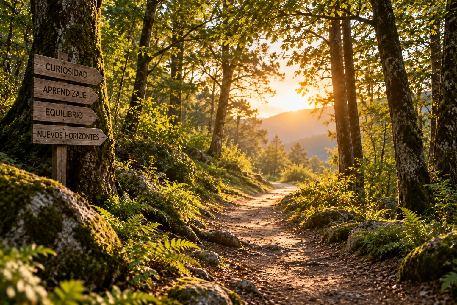 sendero en la naturaleza como representación del camino espiritual